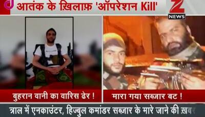 Tral encounter: Burhan Wani's successor Sabzar Bhat killed in Pulwama; shutdown in Kashmir Valley