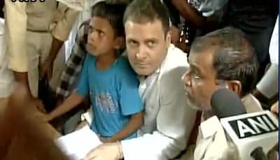 Rahul Gandhi visits Saharanpur, says UP govt failed in maintaining law and order