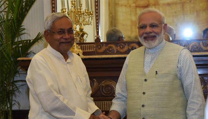 Nitish Kumar attends lunch hosted by PM Narendra Modi, day after skipping Sonia Gandhi&#039;s meet