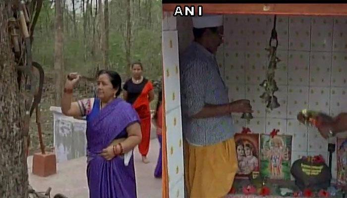 Devotees at this Uttarakhand temple offer sickle to deity