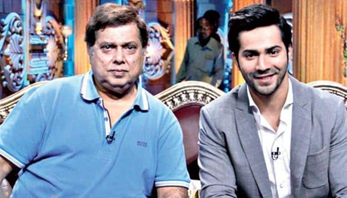 Varun Dhawan gets hit by Papa Dhawan in this hilarious video!!