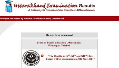 UBSE Class 12th Results 2017: Uttarakhand Board Class 12th Results 2017 to declared tomorrow on May 30, 2017 at 11 AM on ubse.uk.gov.in & uaresults.nic.in
