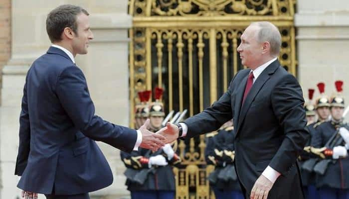 Macron, Putin hold &#039;frank&#039; talks on Syria, Ukraine