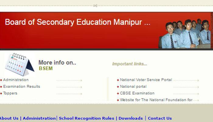  Manipur HSLC Result 2017 likely to be declared tomorrow on May 31 on bsem.nic.in and manresults.nic.in