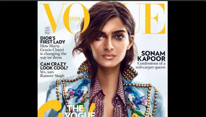 Sonam Kapoor dazzles on the new Vogue Cover - SEE PIC