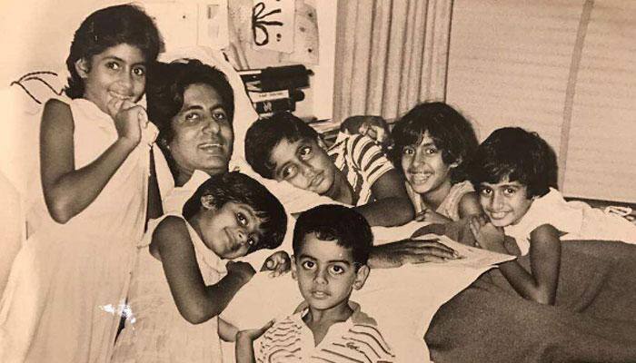 Abhishek Bachchan's throwback picture talks about Big B's fatal accident on the sets of 'Coolie'