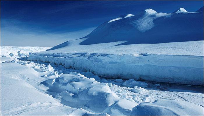 Massive Antarctica iceberg on the brink of breaking off