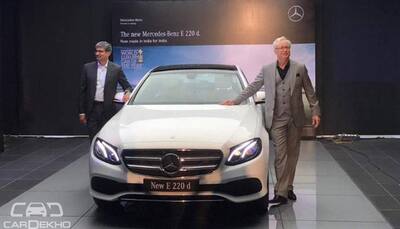 Mercedes-Benz E220d launched at Rs 57.14 lakh
