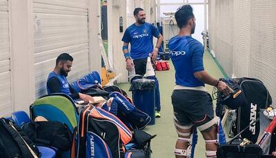 ICC Champions Trophy 2017: Rain forces Team India to practice indoors ahead of Pakistan clash