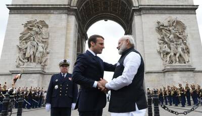 Take this pictorial tour of PM Modi's France visit – from Elysee Palace to Arc de Triomphe 