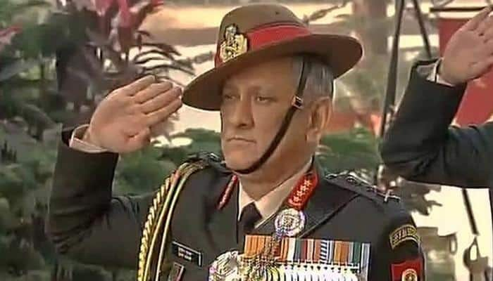 Army Chief Bipin Rawat reviews security in LoC