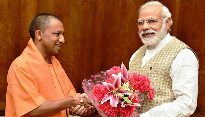 BJP's firebrand leader and UP CM Yogi Adityanath turns 45 - Here's how PM Narendra Modi wished him