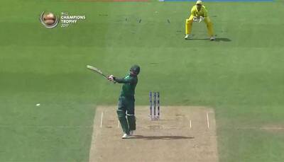 WATCH: Bangladesh opener Tamim Iqbal takes on Aussie might in ICC Champions Trophy