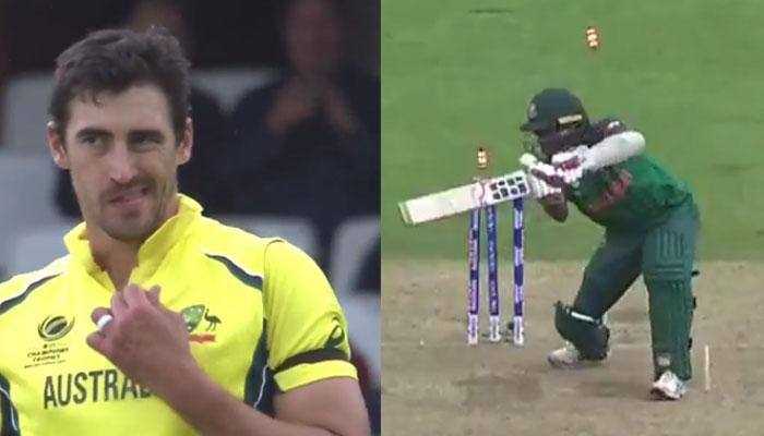WATCH: Mitchell Starc's triple-wicket maiden over leaves Bangladesh devastated