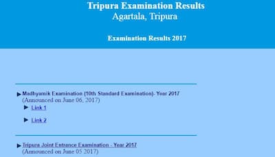 Tripura Board TBSE Madhyamik Results 2017: tripuraresults.nic.in TBSE 10th Result 2017 declared; check tbse.in, tsu.trp.nic.in/tripuraresults
