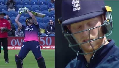 WATCH: Ben Stokes attempts outrageous shot to complete fifty in ENG vs NZ match, instantly regrets