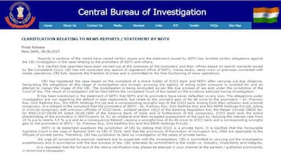 CBI issues statement on raids against NDTV's Prannoy Roy, here's what the agency has to say - FULL TEXT 