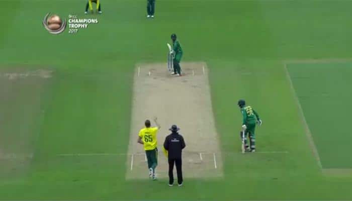 WATCH: In attempt to be cheeky, Pakistan's Azhar Ali hands Imran Tahir an easy catch at third man 