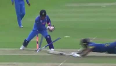 WATCH: You don't mess with MS Dhoni! India wicket-keeper sends diving Danushka Gunathilaka back with magic run-out