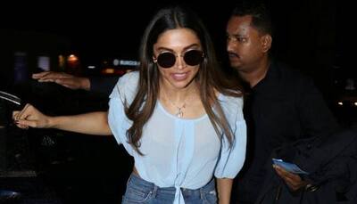 Deepika Padukone nails the casual look in ripped denims and stylish top
