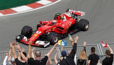 Kimi Raikkonen clocked fastest lap in Practice 2 at Canadian Grand Prix