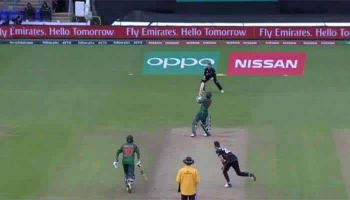 WATCH: Shakib Al Hasan hits unbelievable six to reach his hundred against New Zealand