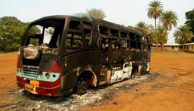 Chhattisgarh: Naxals torch passenger bus in Narayanpur
