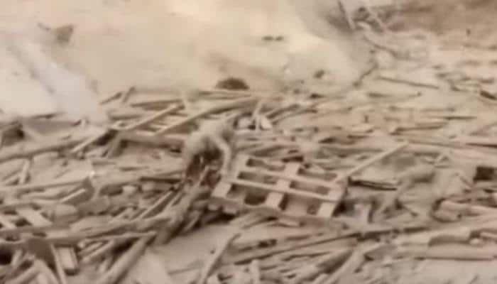 Unbelievable escape! Woman survives near-fatal fast-moving mudslide in Peru - Watch viral video