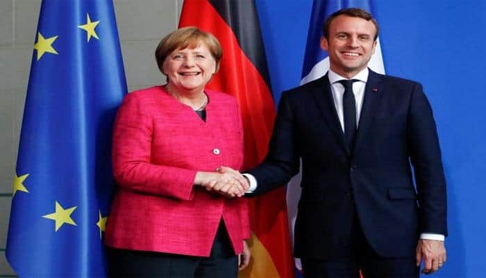 Angela Merkel congratulates Macron, calls election result &quot;strong vote for reforms&quot;