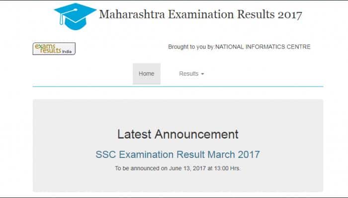 mahresult.nic.in - Maharashtra SSC Result 2017, MHSBSHSE Board SSC Class 10th Result 2017, Maharashtra Class 10th Result 2017
