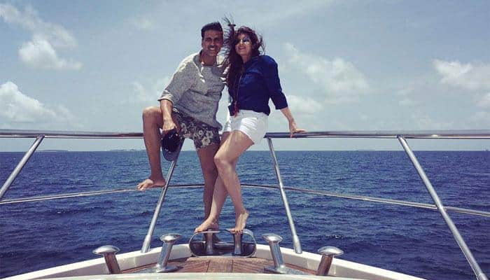 Akshay Kumar and Twinkle Khanna’s latest vacation photo will give you travel goals