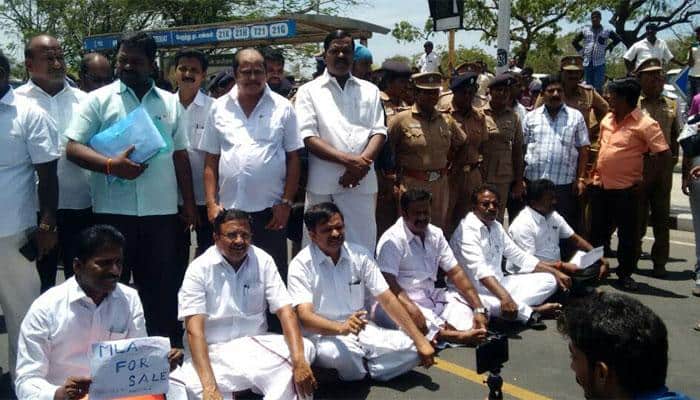 'Cash-for-vote' sting: MK Stalin, DMK MLAs evicted from TN Assembly after ruckus, detained