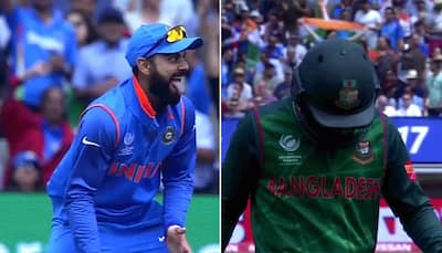 WATCH: Scary! Virat Kohli performs death dance to intimidate departing Bangladesh batsman Mushfiqur Rahim
