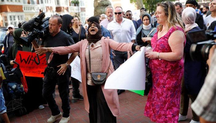 Chanting 'we want justice', protesters storm town hall after deadly London fire