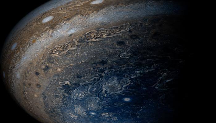 NASA&#039;s Juno captures clear view of Jupiter&#039;s south polar region