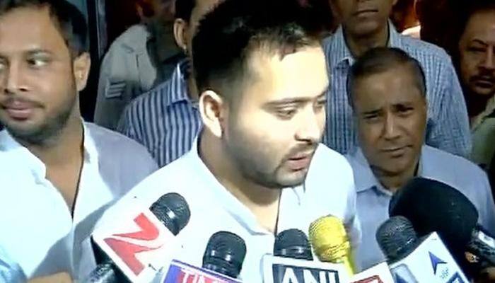 Tejaswi Yadav calls cancellation of Tej Pratap&#039;s petrol pump&#039;s licence &#039;&#039;political vendetta&#039;&#039;