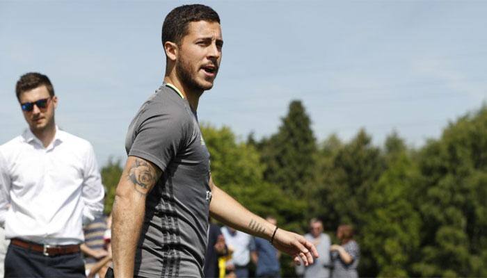 Eden Hazard plays down transfer rumours by praising Chelsea &#039;family&#039;