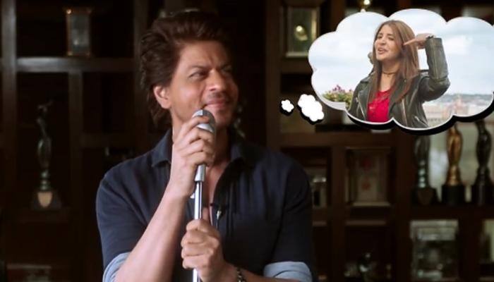 Shah Rukh Khan lip-syncs to 'Dil Le Gayi Kudi Gujarat Di', promotes 'Jab Harry Met Sejal' in style! - WATCH