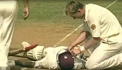 WATCH: Blood on the field! When Bret Lee almost killed Shivnarine Chanderpaul with a deadly delivery
