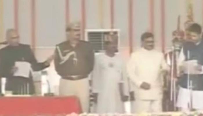 When Ram Nath Kovind asked Lalu Prasad&#039;s son Tej Pratap Yadav to repeat oath – Watch Video