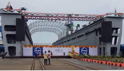 Indian Navy's first indigenous-built floating dock launched