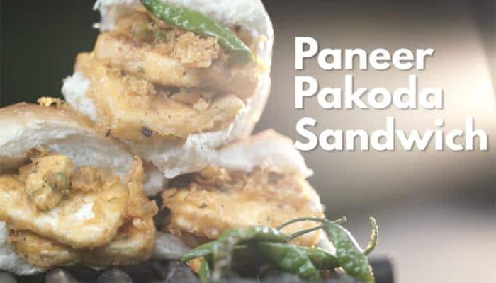 Monsoon recipes: Paneer Pakoda Sandwich