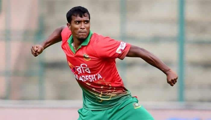 Bangladesh bowler Rubel Hossain walks into door after CT 2017 semi-final defeat to India