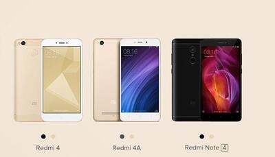 Xiaomi Redmi 4, Redmi 4A, Redmi Note 4 up for pre-order; shipping within 5 business days