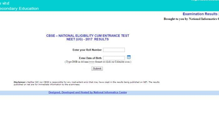 ‪‪NEET Result 2017: NEET exam result 2017 declared, check cbseresults.nic.in, cbseneet.nic.in; Navdeep Singh from Punjab tops