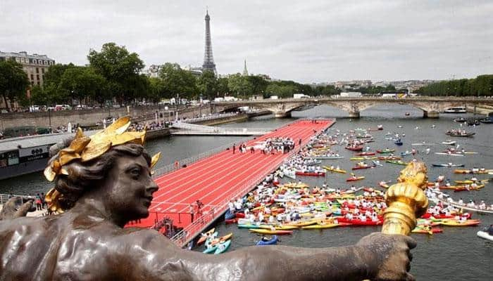 Paris turns into Olympic park as part of push to host 2024 Games