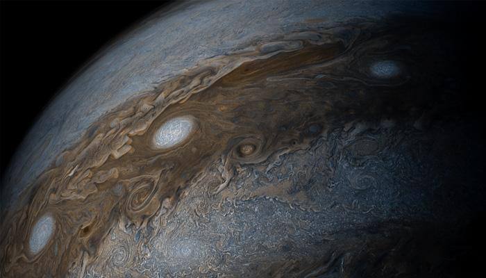 NASA&#039;s Juno captures beautiful view of Jupiter’s bands of clouds!