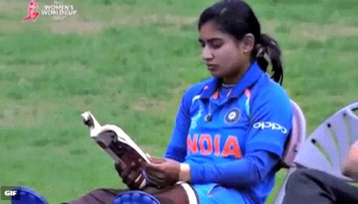 Captain Cool Mithali Raj reads book before smashing England in 2017 Women&#039;s World Cup opener