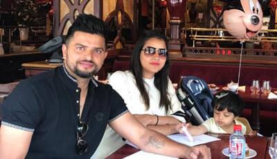 SEE PIC: Suresh Raina spends quality time with family in Paris