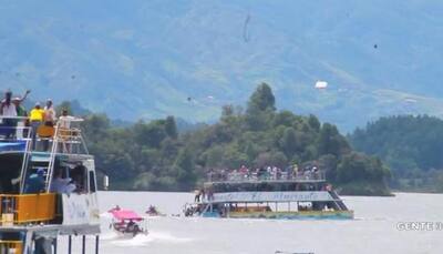 Nine dead after Colombia tourist boat sinks in reservoir